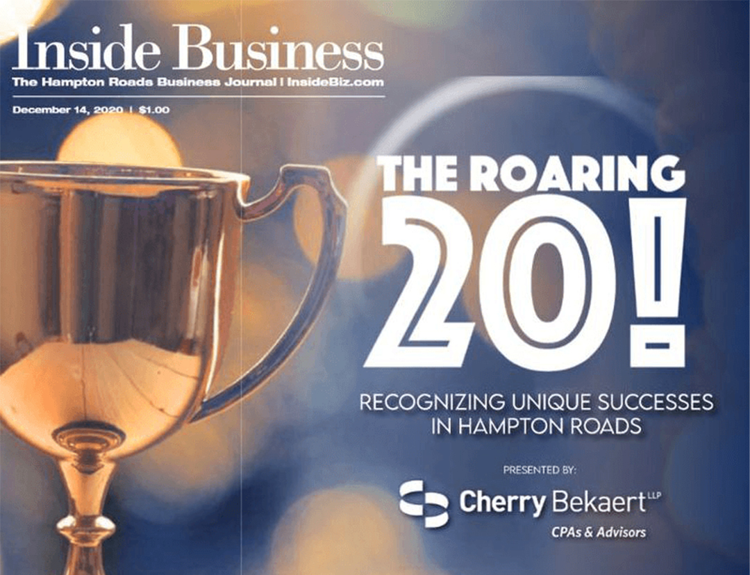 AVMAC named “The Roaring 20 fastest-growing companies in Hampton Roads” by Inside Business for the 5th consecutive year!